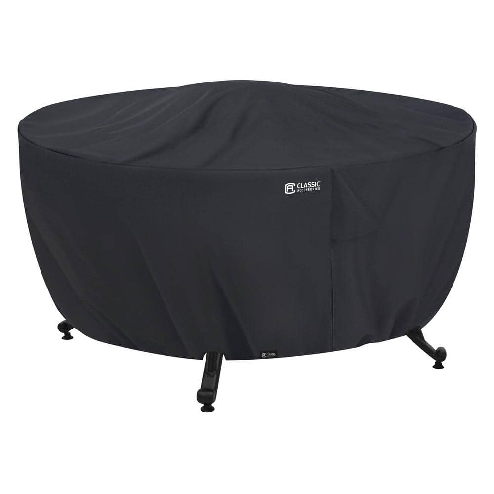 Classic Accessories 52 in. L x 52 in. W x 22 in. H in Black Round Full