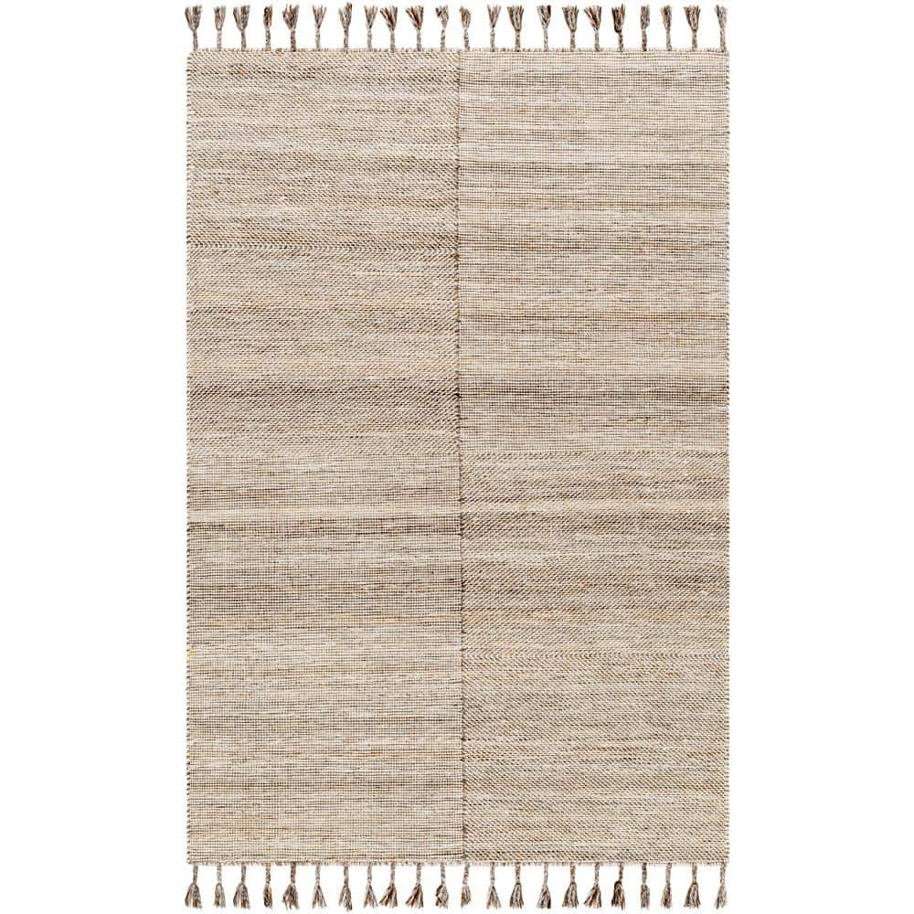 Lynn Cream/Gray 5 ft. x 8 ft. Texture Indoor/Outdoor Area Rug price history on PriceWatchPro