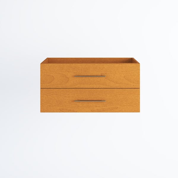 Napa 42 W x 20 D x 20-5/8 H Single Sink Bathroom Vanity Wall Mounted in Pacific Maple - Cabinet Only