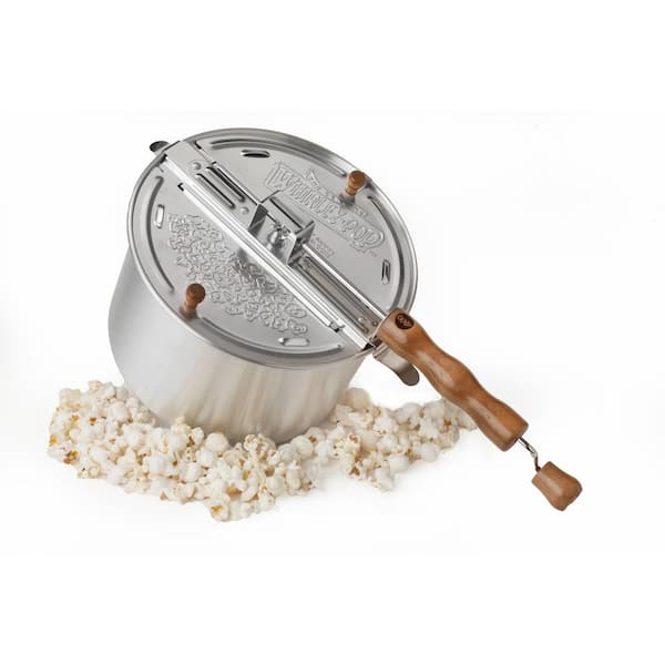 Wabash Valley Farms Original Whirley-Pop Stovetop Popcorn Popper and Real  Theater Popping Kit, Silver at Tractor Supply Co.