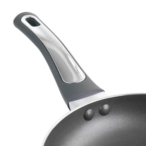 8 in. Aluminum Frying Pan in Grey