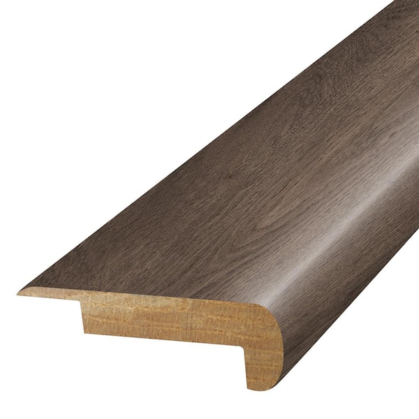 PERFORMANCE ACCESSORIES Rocket  0.75 in. T x 2.37 in. W x 78.7 in. L Textured Wood Look Laminate Moulding/Trim Stair Nose Molding