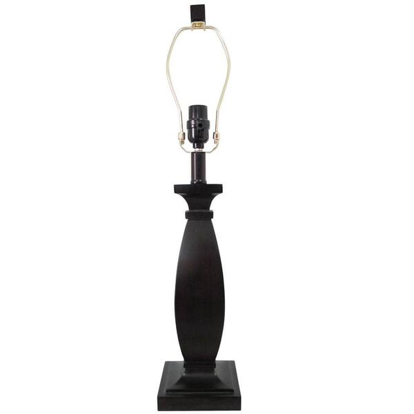 Hampton Bay Mix & Match 25.5 in. Bronze Timeless Square Table Lamp - Title 20