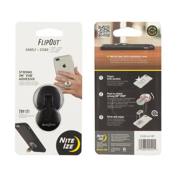 Nite Ize FlipOut Handle Plus Stand - Black FLO2-01-R7 - The Home Depot