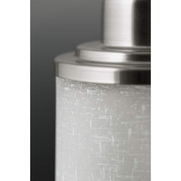 6 Light Brushed Nickel Etched Linen, Alexa Collection 5 Light Brushed Nickel Chandelier Home Depot