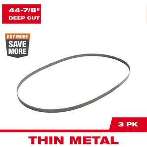 44-7/8 in. 24 TPI Deep Cut Portable Bi-Metal Band Saw Blade (3-Pack) For M18 FUEL/Corded
