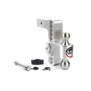 180 HITCH LTB8-2.5-KA 8 in. Drop Hitch, 2.5 in. Receiver 18,500 LBS GTW - Keyed Alike Key Lock and Hitch Pin