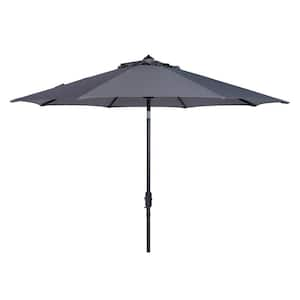 Ortega 9 ft. Aluminum Market Auto Tilt Patio Umbrella in Grey