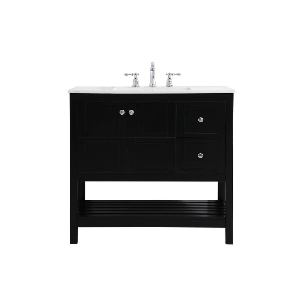 Timeless Home 36 in. W x 22 in. D x 34 in. H Single Bathroom Vanity in Whit