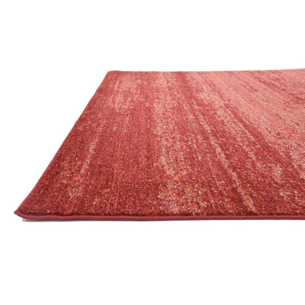 Terracotta Tufted 6' x 9' Synthetic Easy Care Area Rug