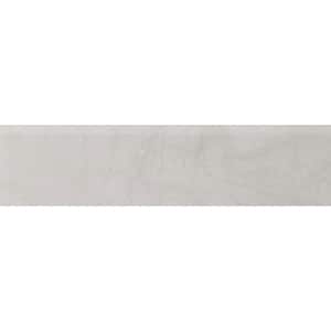 Michelangelo Light Grey 3 in. x 12 in. Matte Porcelain Floor and Wall Bullnose (5 sq. ft./Case)