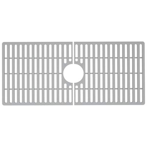 VIGO 32 in. x 15 in. Silicone Bottom Grid for 36 in. Single Bowl Kitchen  Sink in Gray VGSG3618 - The Home Depot