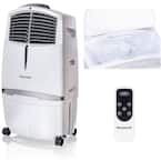 790 CFM 3-Speed Indoor Portable Evaporative Air Cooler with Remote Control for 320 sq. ft. in White