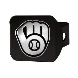 MLB - Milwaukee Brewers Hitch Cover in Black