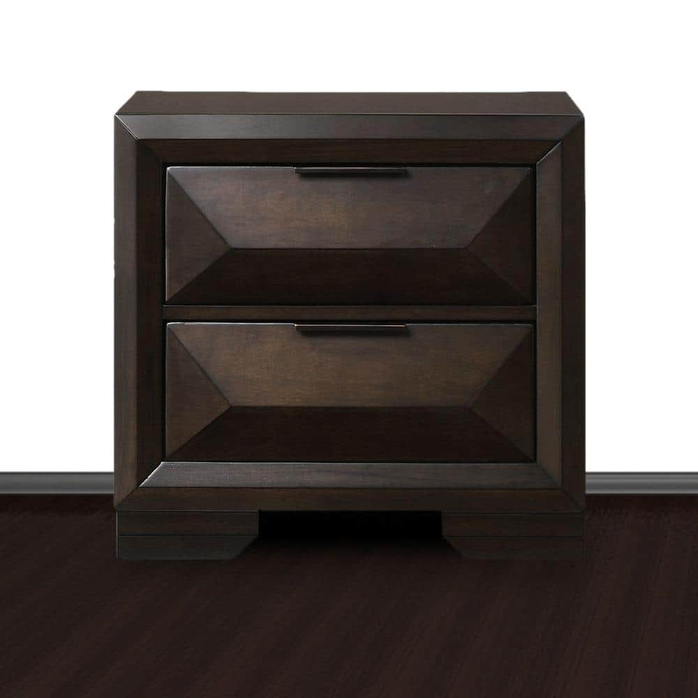 Acme Furniture Merveille Espresso Nightstand 22873 - The Home Depot