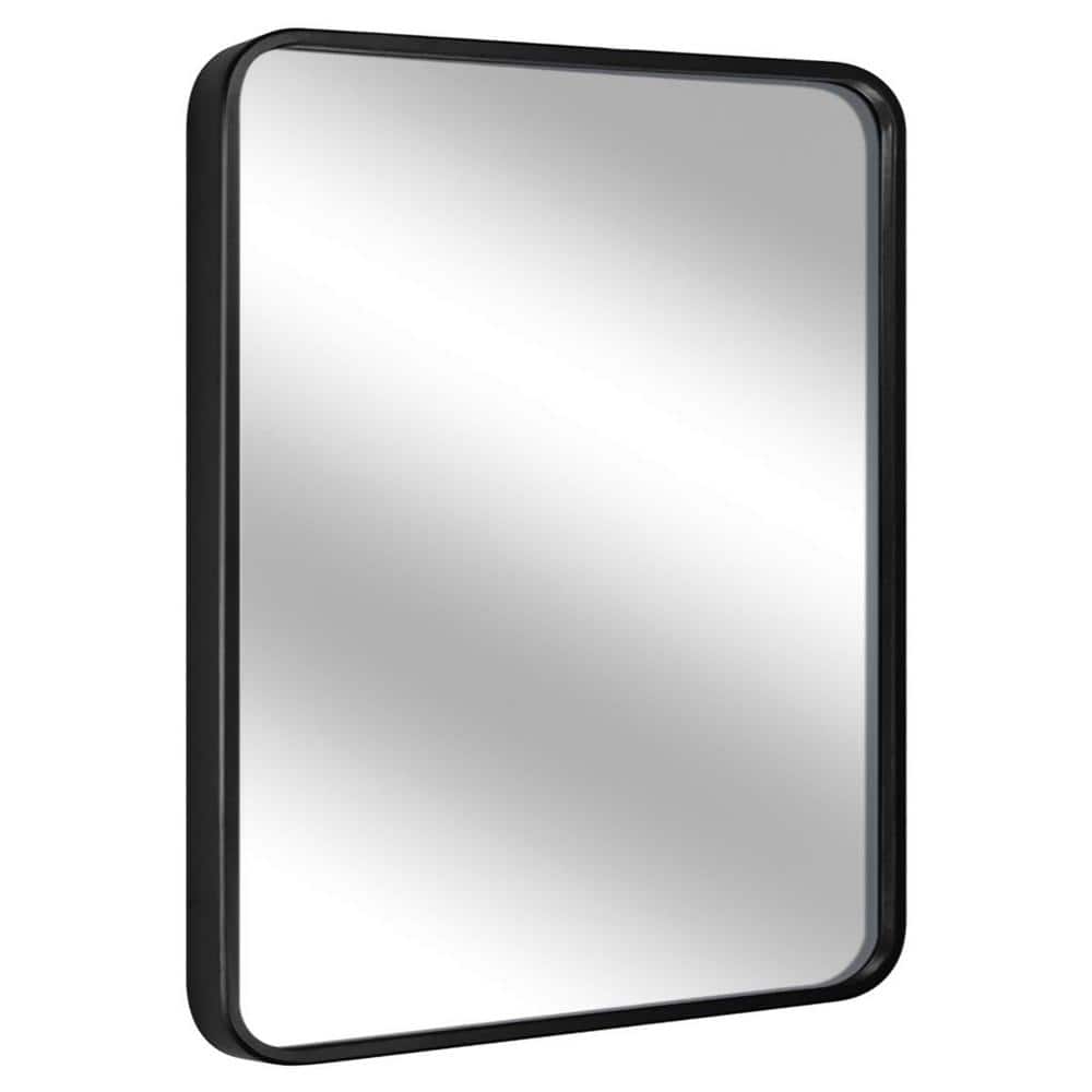 Modern 24 in. W x 36 in. H Rectangular Framed Wall Bathroom Vanity Mirror i