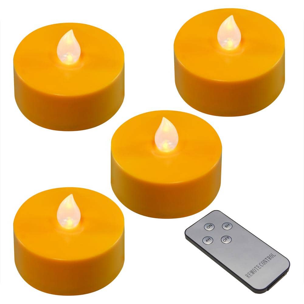 LUMABASE 1.5 in. Warm White Votive LED Candle (Set of 12) 81512 - The Home  Depot