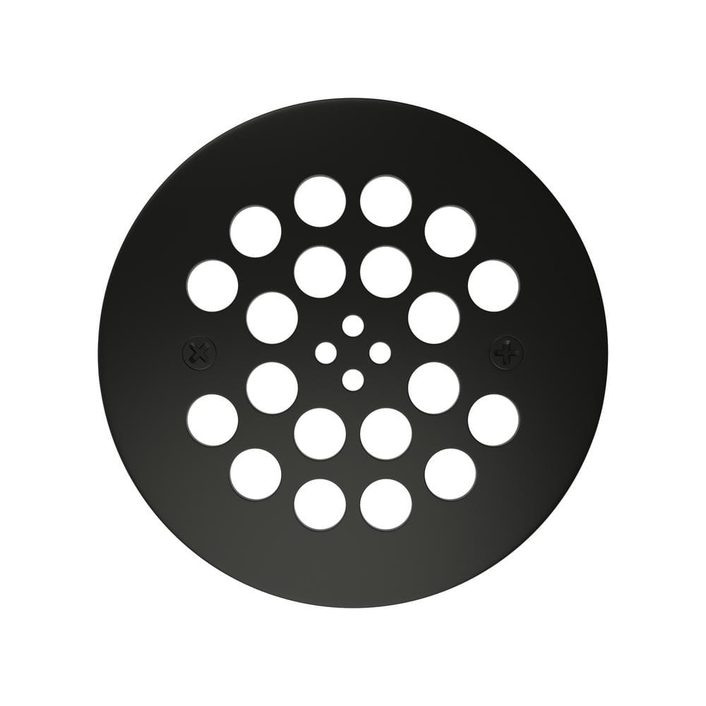 Redi Drain 4.25 in. x 4.25 in. Round Drain Plate in Matte Black price history on PriceWatchPro