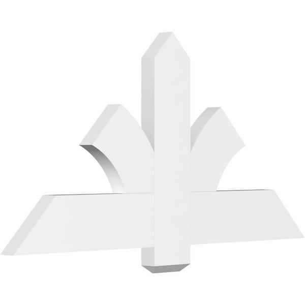 Ekena Millwork Redmond 48 in. W x 24 in. H x 2 in. D Signature Polyurethane Bracket