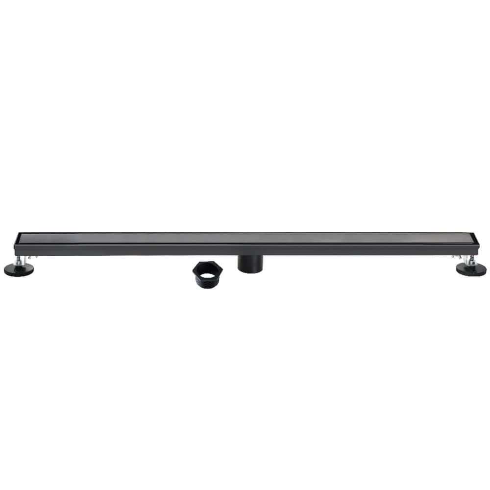 Watercourse 60 in. Stainless Steel Linear Shower Drain with Tile-In Pattern in Matte Black price history on PriceWatchPro