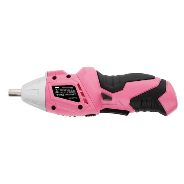 135 Piece Household Tool Kit Pink with Pivoting Dual-Angle 3.6 V Lithium-Ion Cordless Screwdriver DT0773N1 Limited Edition 2021 