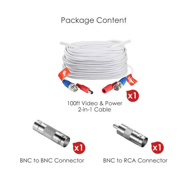 zosi camera cables
