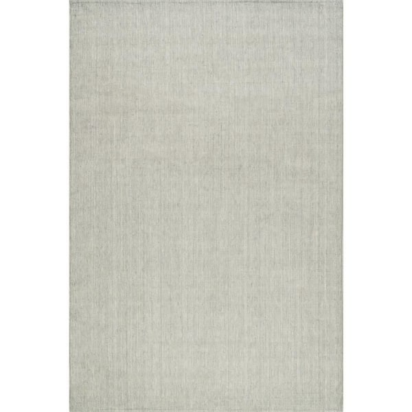 Alira Solid Grey 9.6 ft. x 13.6 ft. Outdoor Area Rug