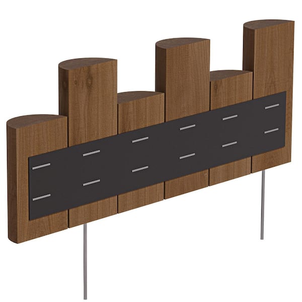 Greenes Fence 18 in. L x 1.5 in. W Half Log Edging (12-Pack) Greenes Fence 18 in. L x 1.5 in. W Half Log Edging (12-Pack)