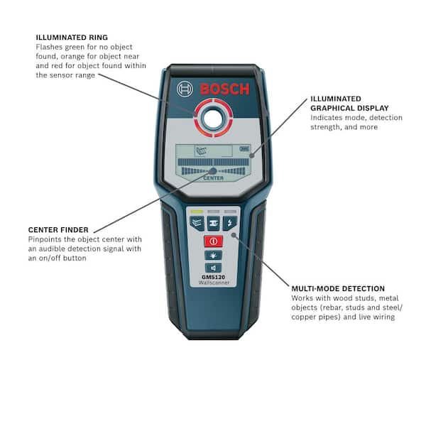 Digital Wall Scanner with Modes for Wood, Metal, and AC Wiring