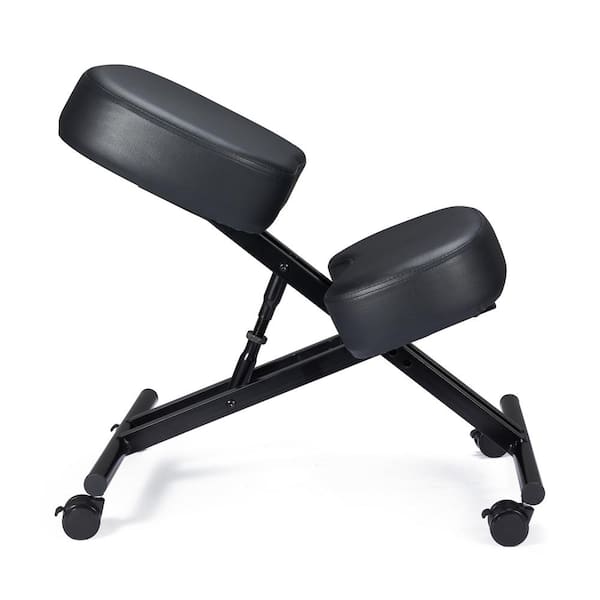 Dragonn Warehouse Items Furniture Ergonomic Kneeling Chair with An Angled Seat, Black