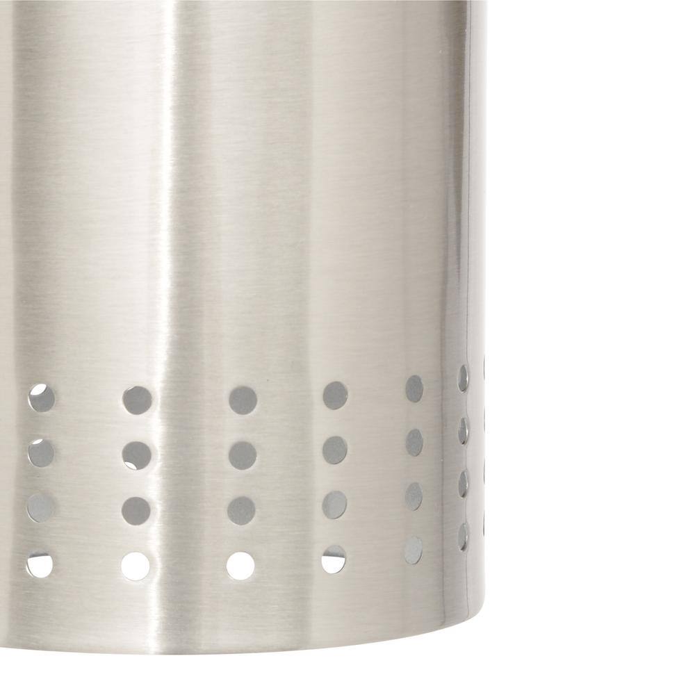 Brushed Nickel Mini Pendant Light with Adjustable Height