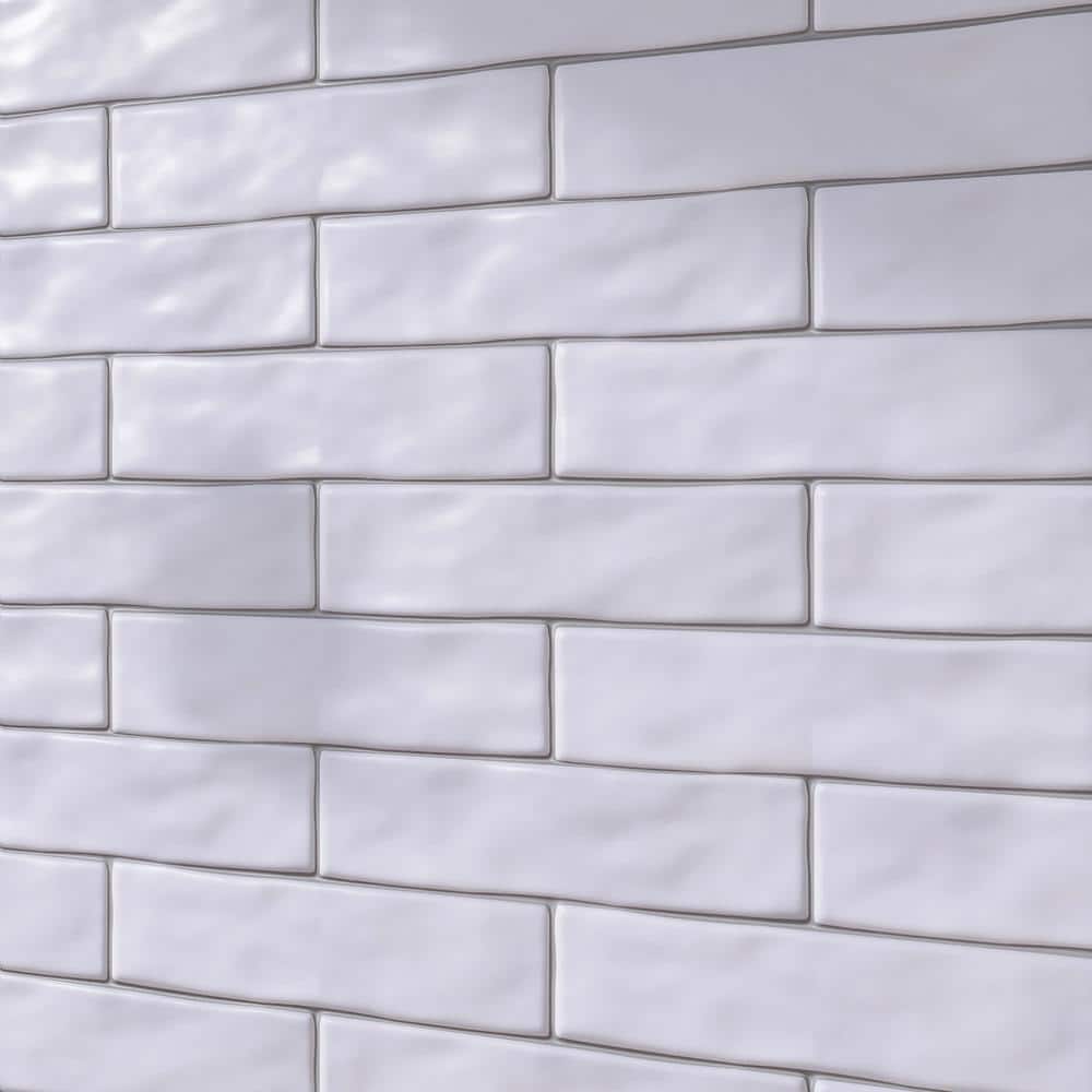Matte White 3x12 Ceramic Subway Wall Tile
