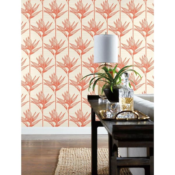 60.75 sq. ft. Bird of Paradise Wallpaper