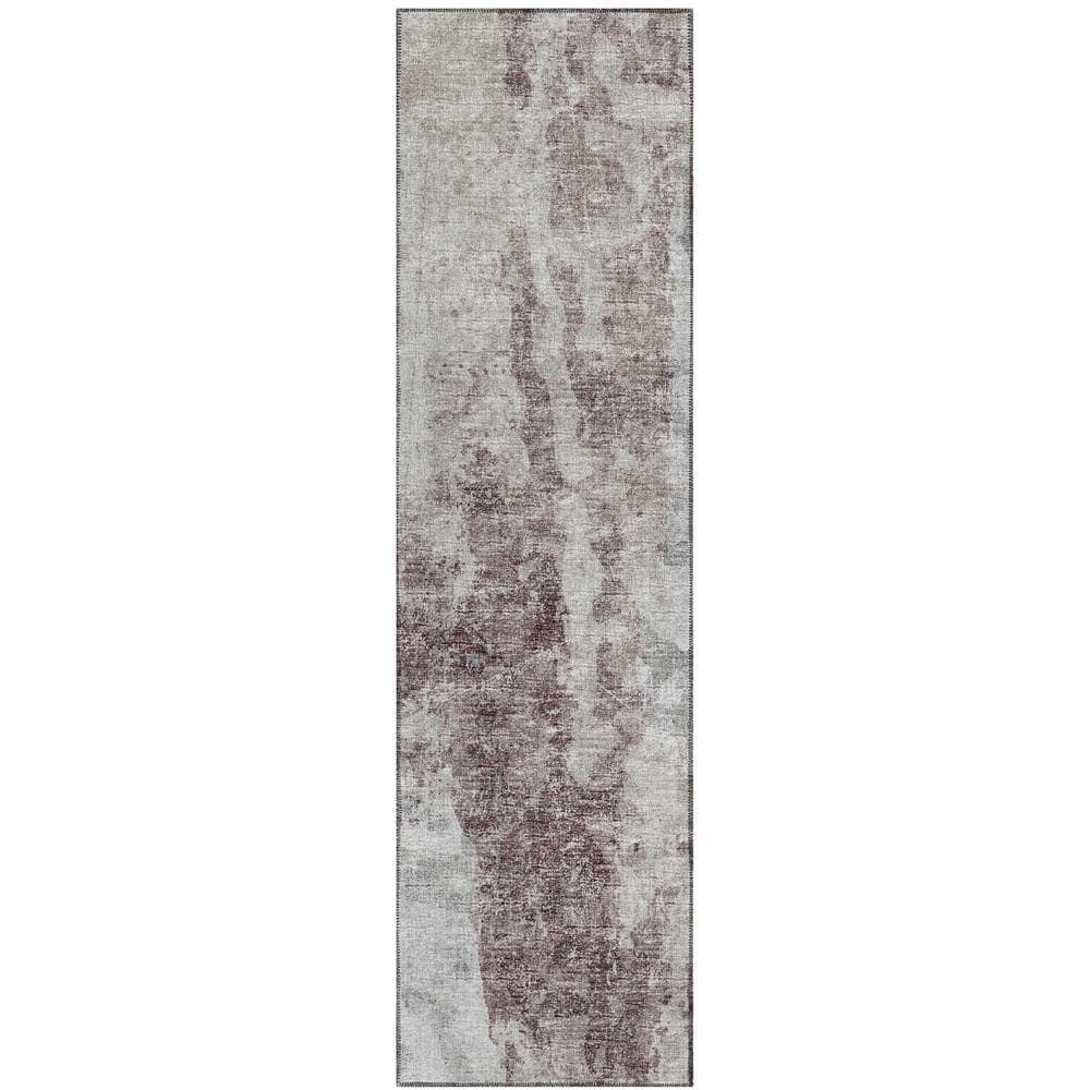 Accord Multi 2 ft. 3 in. x 7 ft. 6 in. Abstract Indoor/Outdoor Washable Are