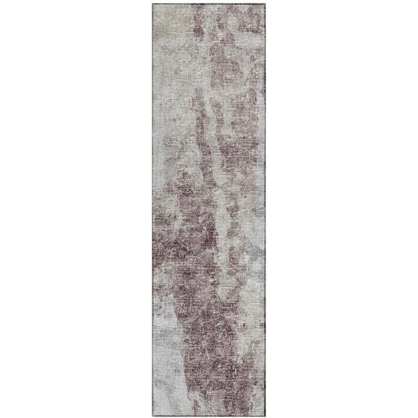 Addison Rugs Accord Multi 2 ft. 3 in. x 7 ft. 6 in. Abstract Indoor/Outdoor Washable Area Rug