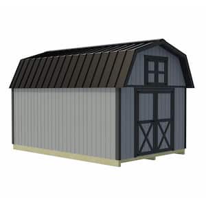 Woodville 10 ft. x 16 ft. Wood Storage Shed Kit with Floor Including 4 x 4 Runners