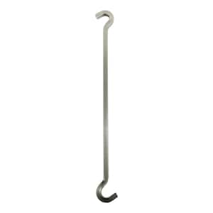 Handcrafted 15 in. Extension Hook Stainless Steel