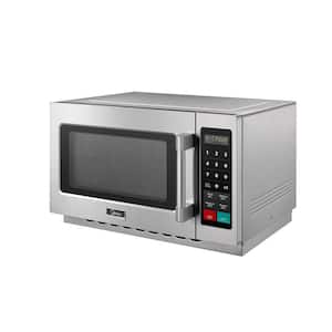 1.2 cu. ft. 1000 Watt Commercial Counter Top Microwave Oven in Stainless Steel