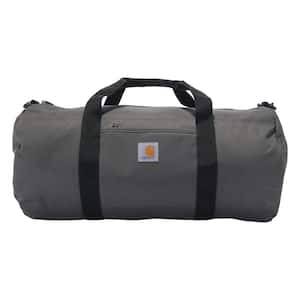14.5 in. 40L Lightweight Duffel + Utility Stash Pouch Backpack Gray OS
