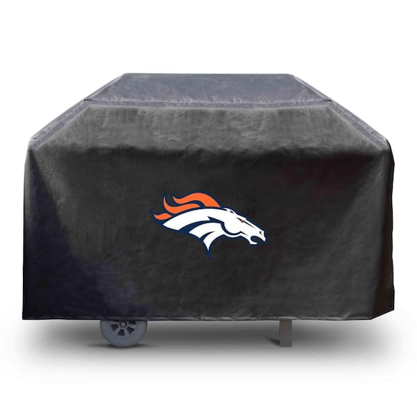 FANMATS NFL-Denver Broncos Rectangular Black Grill Cover - 68 in. x 21 in. x 35 in.
