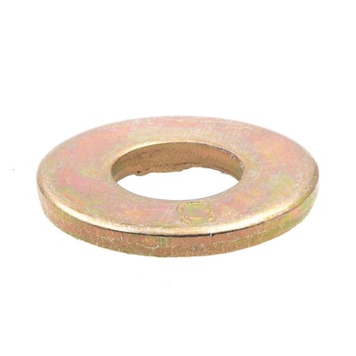 2/" Square Flat Washer Yellow Zinc Plated Steel 0.7/" ID 1//4/" Thick 5//8/" Bolt