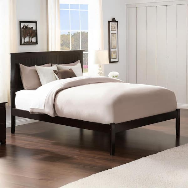 AFI Nantucket Queen Platform Bed with Open Foot Board in Espresso