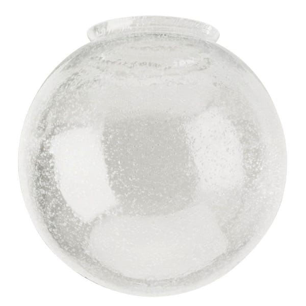Westinghouse 6 in. Handblown Clear Seeded Globe with 3-1/4 in. Fitter