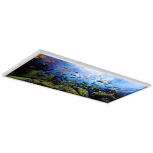 Ocean 001 2 ft. x 4 ft. Flexible Decorative Light Diffuser Panels Ocean for Classrooms and Offices