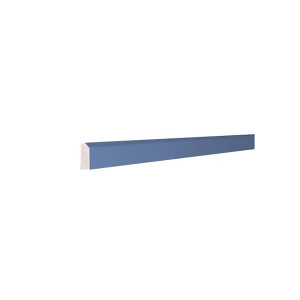 LIFEART CABINETRY Lancaster Series 96 in. W x 0.75 in. D x 0.75 in. H Convex Top Molding Cabinet Filler in Blue