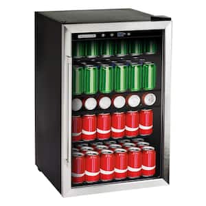 Single Zone 20.43 in. 126 (12 oz.) Can Beverage Cooler