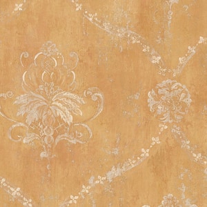 Regal Damask Vinyl Roll Wallpaper (Covers 56 sq. ft.)