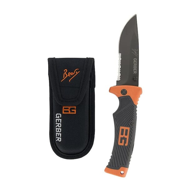 Gerber 3.6 in. Stainless Steel Partially Serrated Drop Point Folding Knife
