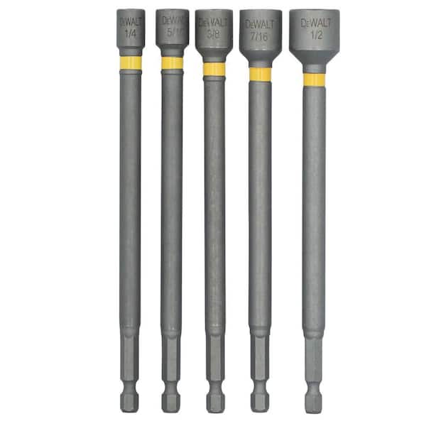 DEWALT 6 in. Nut Driver Set (5-Piece) DWAFND5X6 - The Home Depot