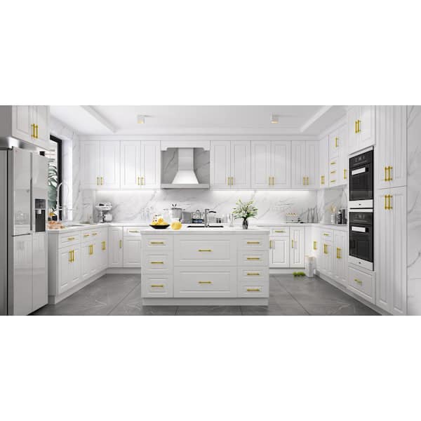 My White and Gold Kitchen · Glambytes · Home - Design